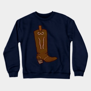 Cowboy Boot Crewneck Sweatshirt